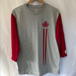 Hudson’s Bay Olympic Gray and Red Men's Shirt